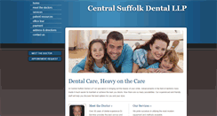 Desktop Screenshot of centralsuffolkdental.com